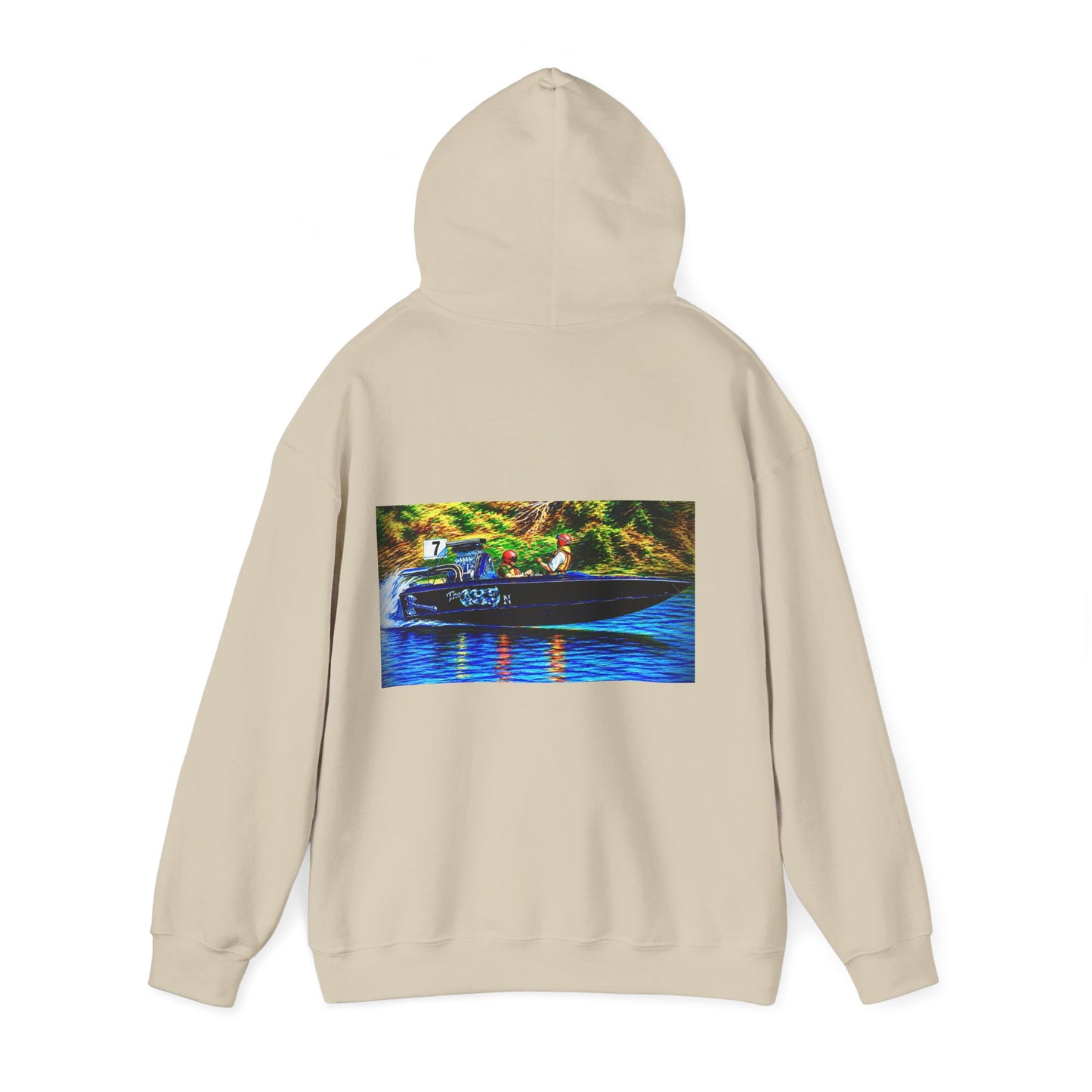 The Tribute Range - THE AXE -  Australian Water Ski Racing Hoodie. Bad Lad Oz has paid homage to the iconic THE AXE with our Tribute Collection