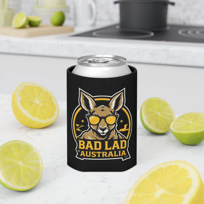 Jet Black Bad Lad Australia Stubbie Holder