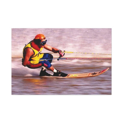 Australian Water Skiing Canvas Wall Art - Down Low