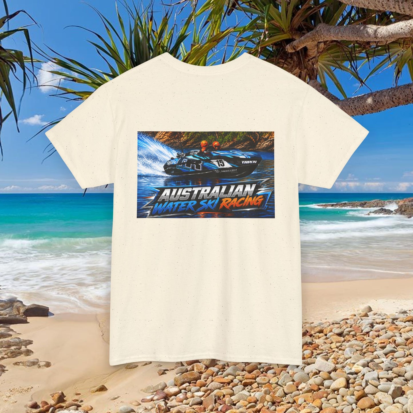 Australian Water Ski Racing Tee featuring the Champion Team from TR  Waterski Race T-shirts