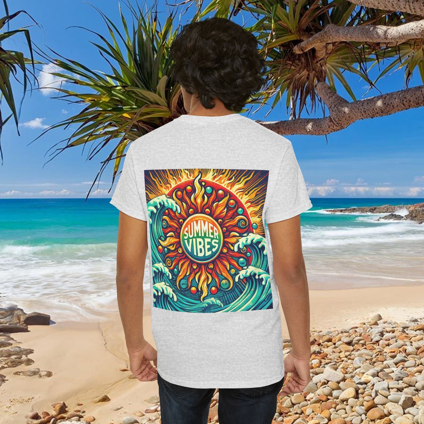 Bad Summer Vibes Back Print Tee