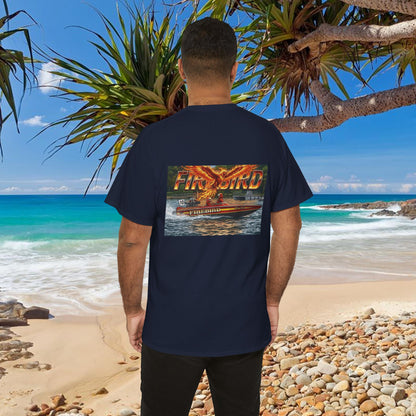 FIREBIRD Australian Water Ski Racing Tribute T-shirt celebrating a favourite of the sport globally for multiple decades and Championships