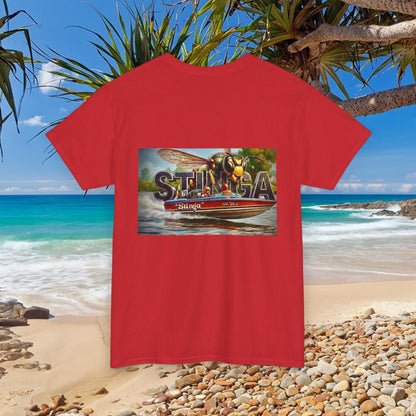 STINGA Australian Water Ski Racing Tribute T-shirt celebrating the incredible success of the Connelly known as simply LEGEND in ski racing