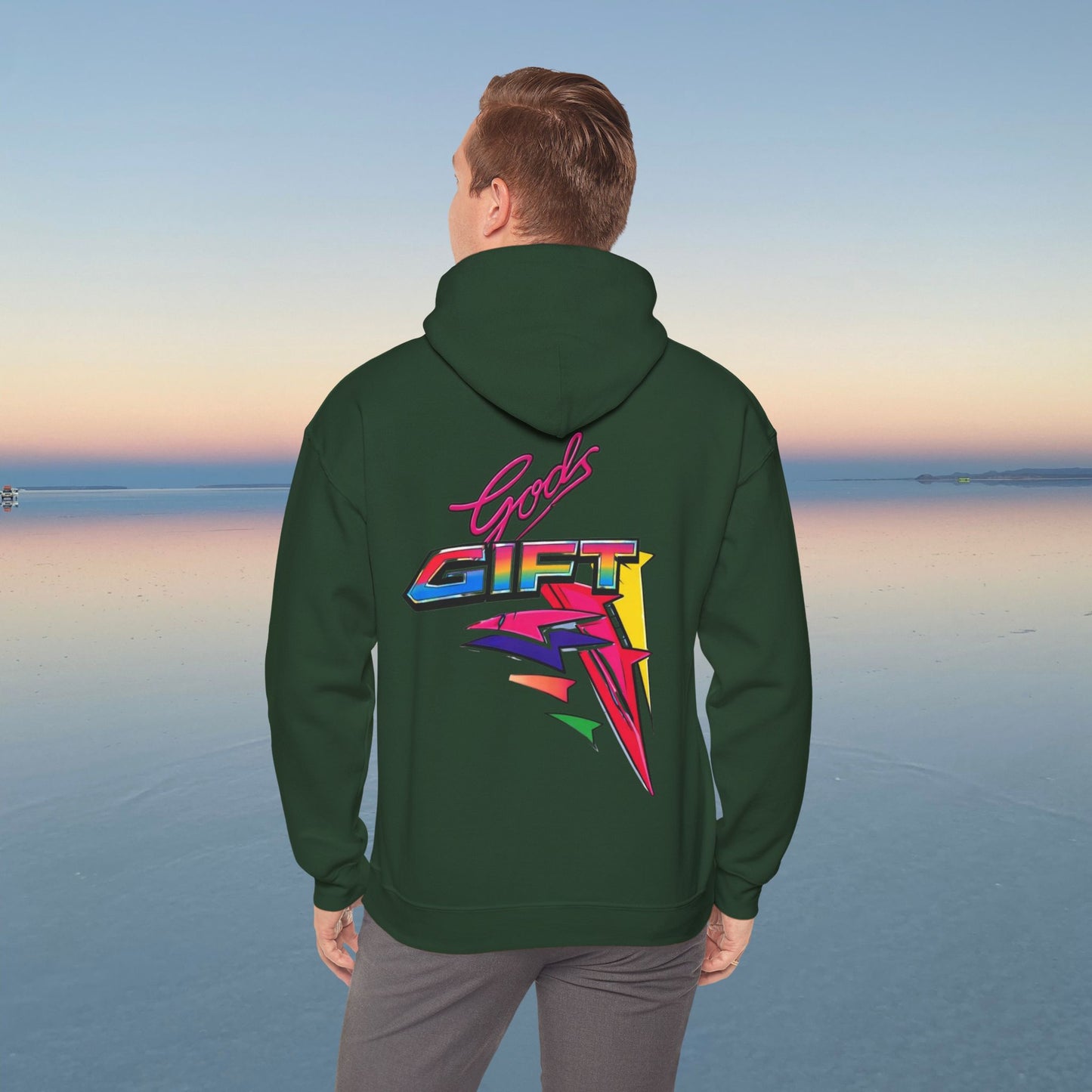 Gods Gift Water Ski Racing Hoodie | Powerboat Twin Turbo Retro Waterski Legend