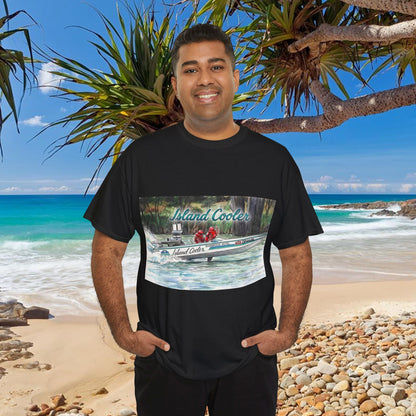 ISLAND 🏝️ COOLER Australian Water Ski Racing Tribute Range T-shirt Celebrates the Original Kings of the Murray