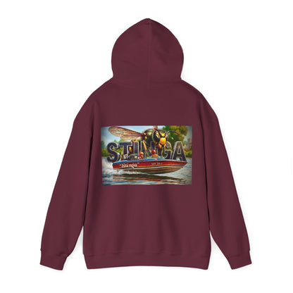 Copy of Copy of The Tribute Range - STINGA Australian Water Ski Racing Hoodie. Bad Lad Oz has paid homage to the iconic STINGA with our Tribute Collection