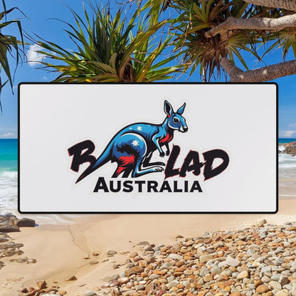 Bad Lad Australia Ski Racing Mouse Pad