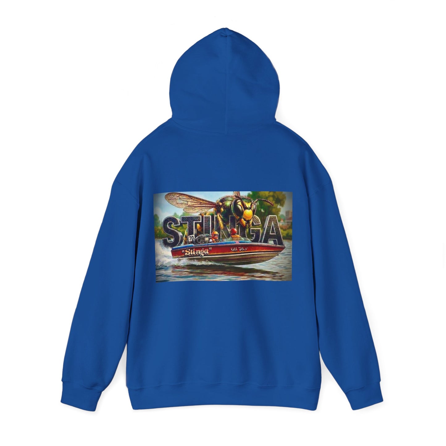 Copy of Copy of The Tribute Range - STINGA Australian Water Ski Racing Hoodie. Bad Lad Oz has paid homage to the iconic STINGA with our Tribute Collection