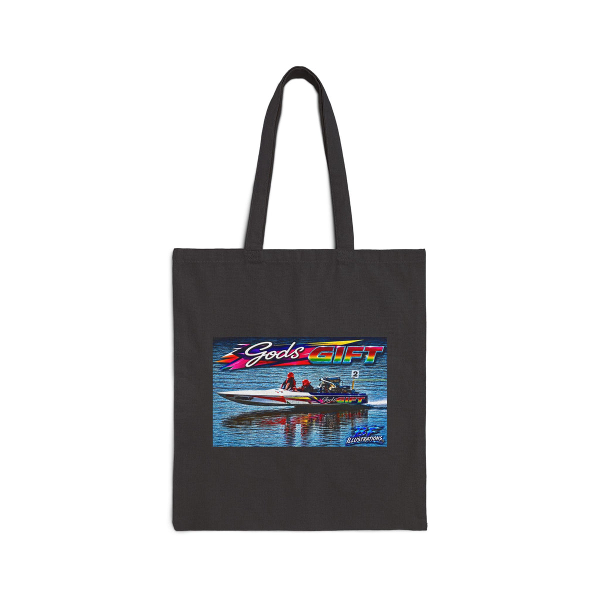 Gods Gift Canvas Tote Bag is a vivid and wild Tribute colour printed Bag with Dual Sided Printing to choose from