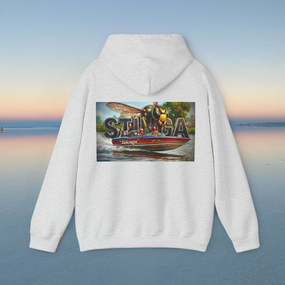 Copy of Copy of The Tribute Range - STINGA Australian Water Ski Racing Hoodie. Bad Lad Oz has paid homage to the iconic STINGA with our Tribute Collection