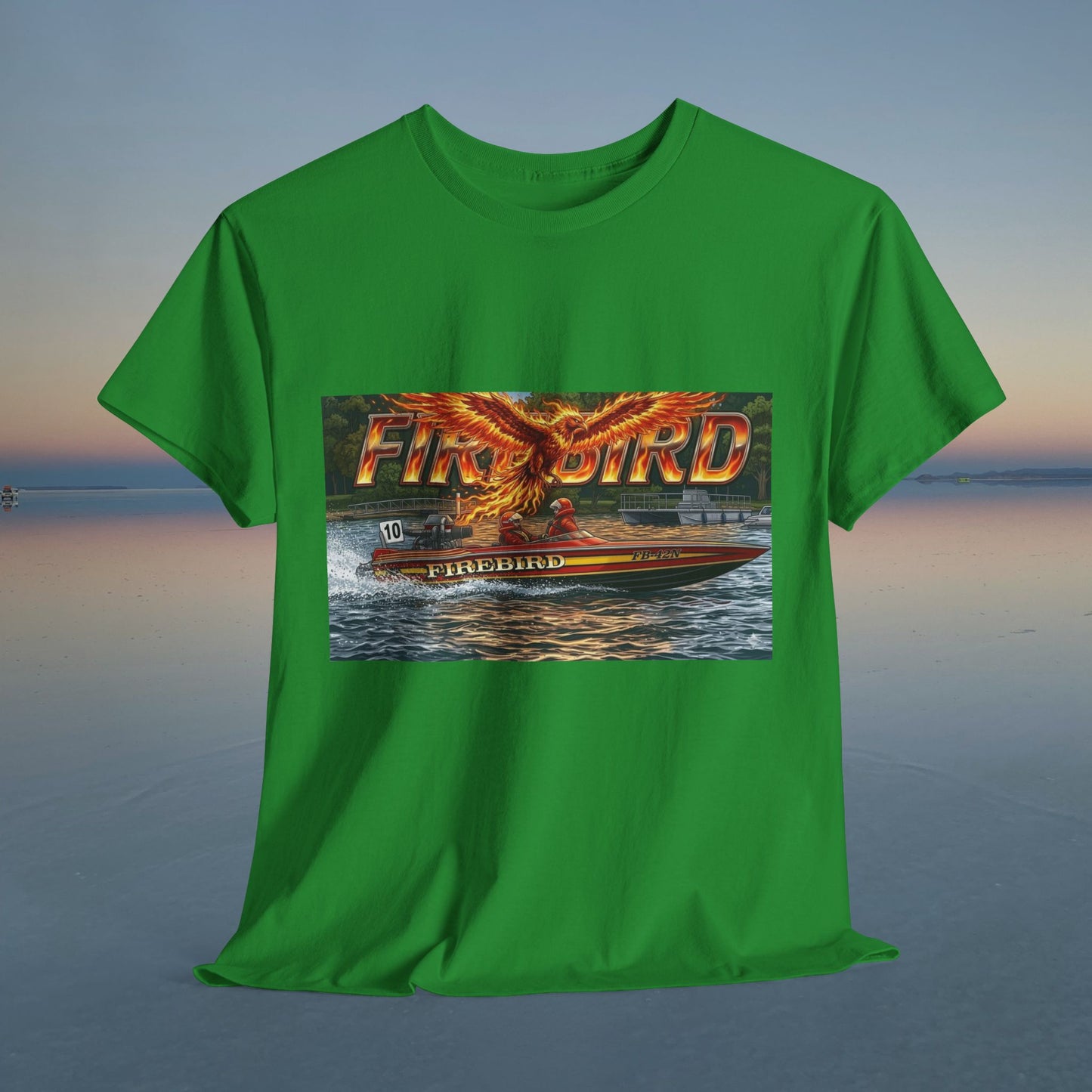 Australian Water Ski Racing Tribute Tee - Firebird