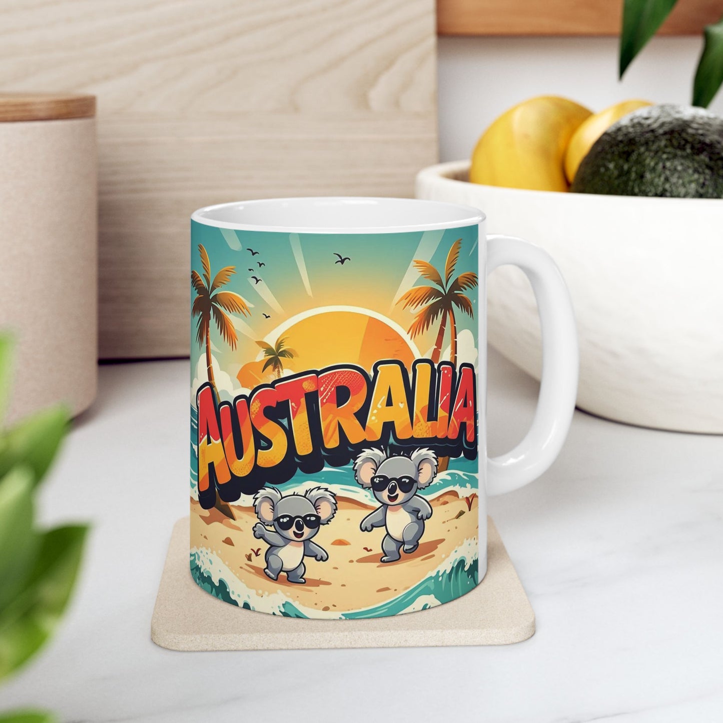 Bad Lad Australian Koala Coffee Mug