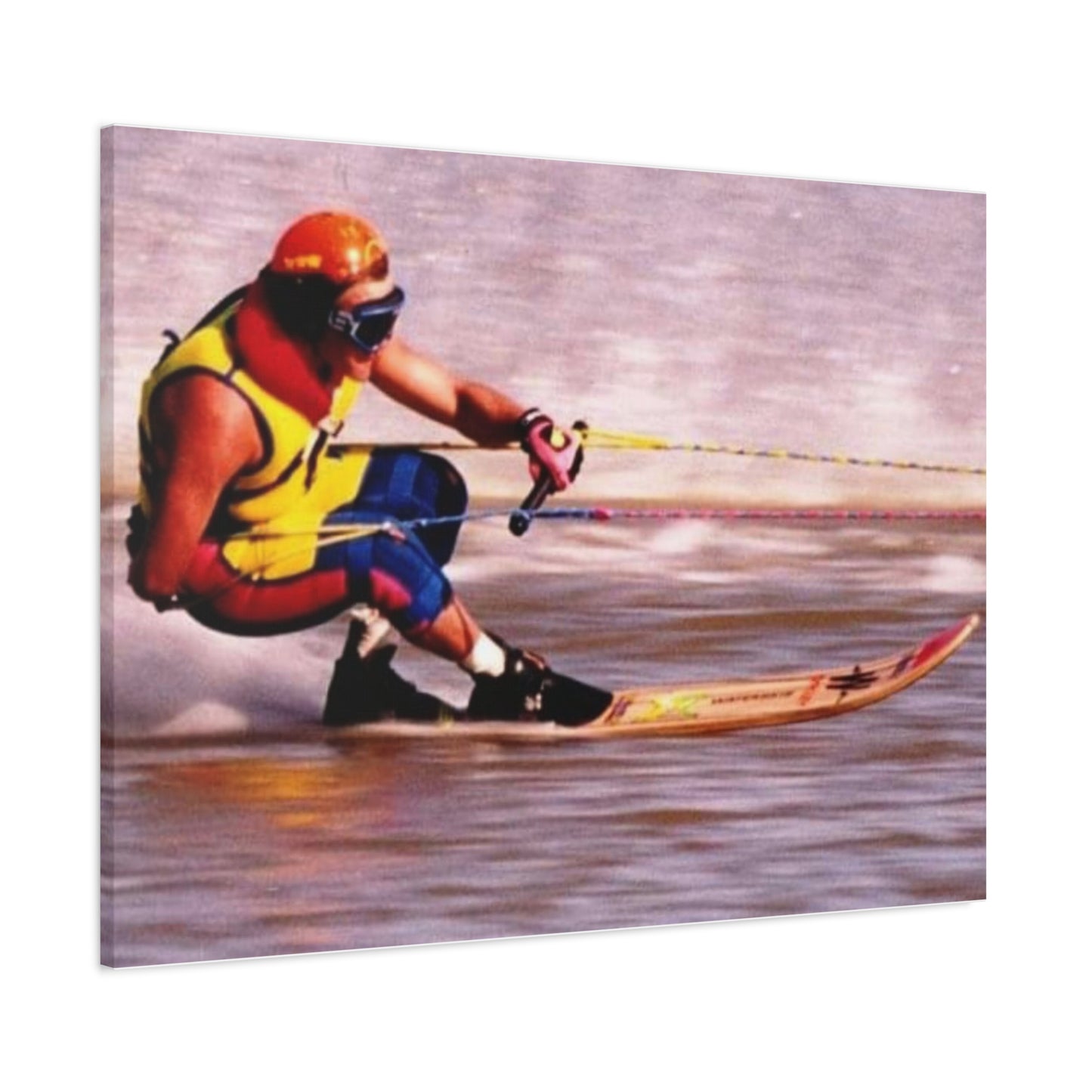 Australian Water Skiing Canvas Wall Art - Down Low