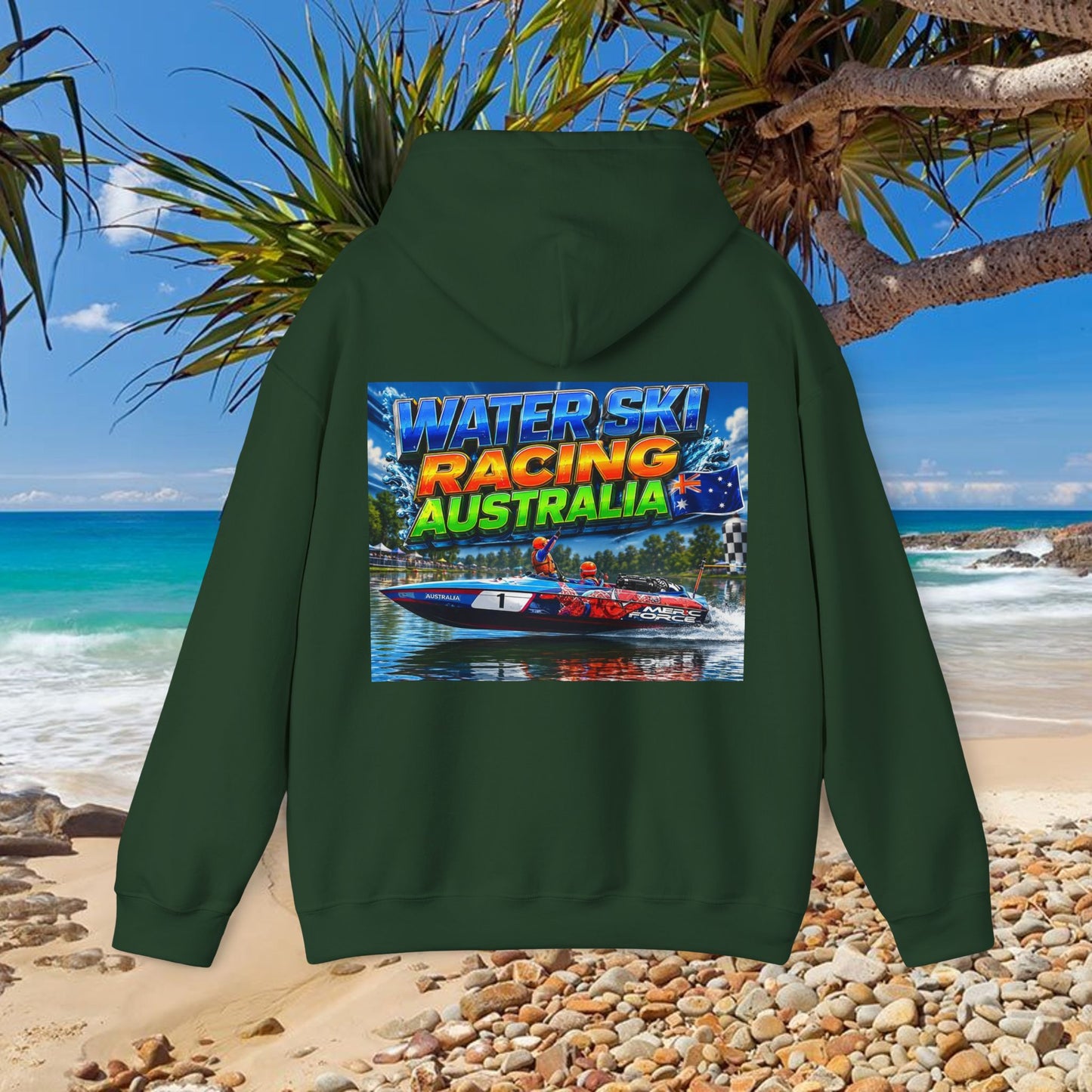 MERC FORCE Bad Lad Oz Ski Racing Australia Tribute Hoodie.