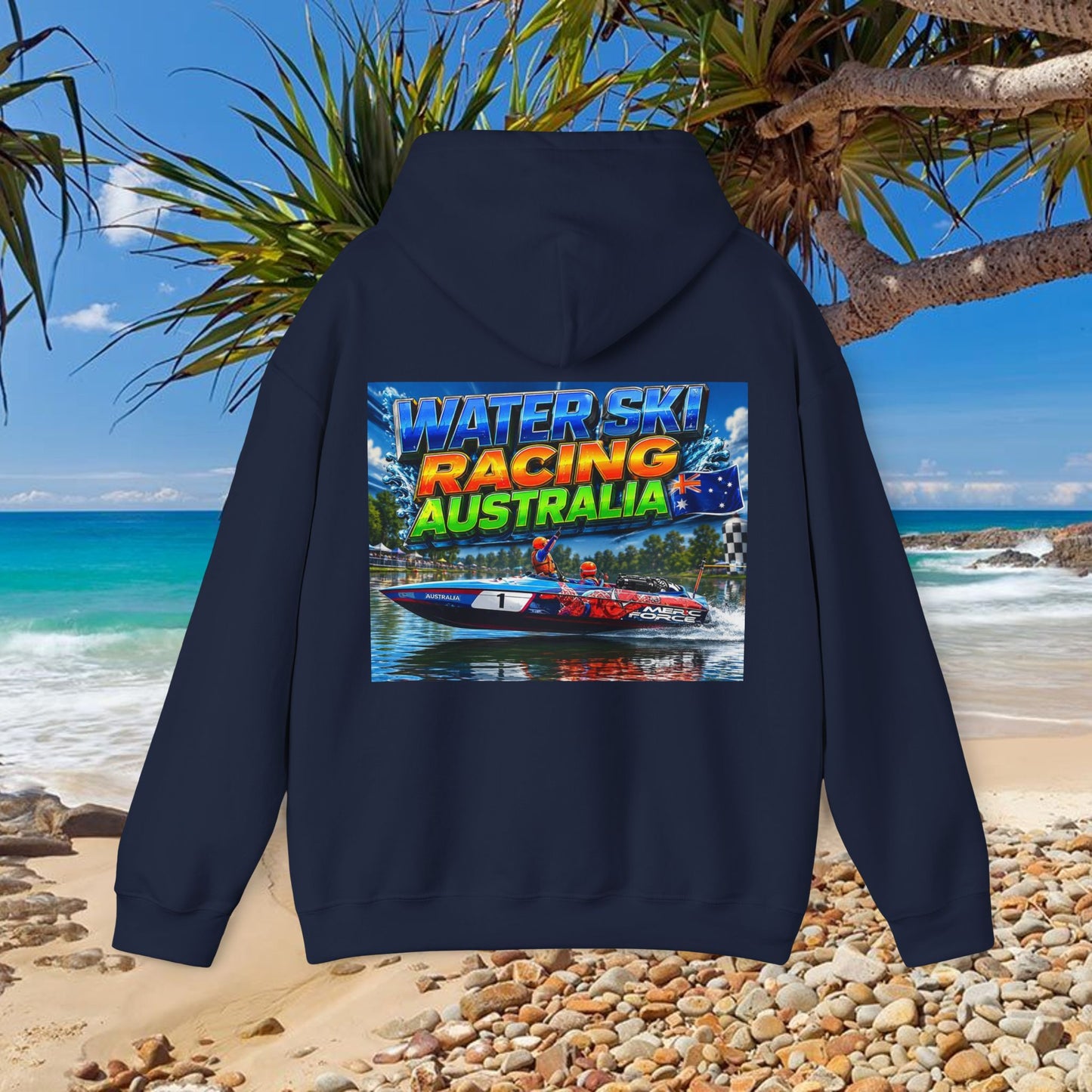 MERC FORCE Bad Lad Oz Ski Racing Australia Tribute Hoodie.