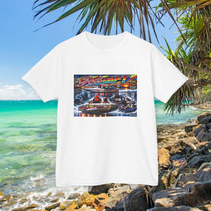 Gods Gift Kids Tribute Tshirt design is colourful and bright with some old school cool from Bad Lad Oz  A great unisex idea