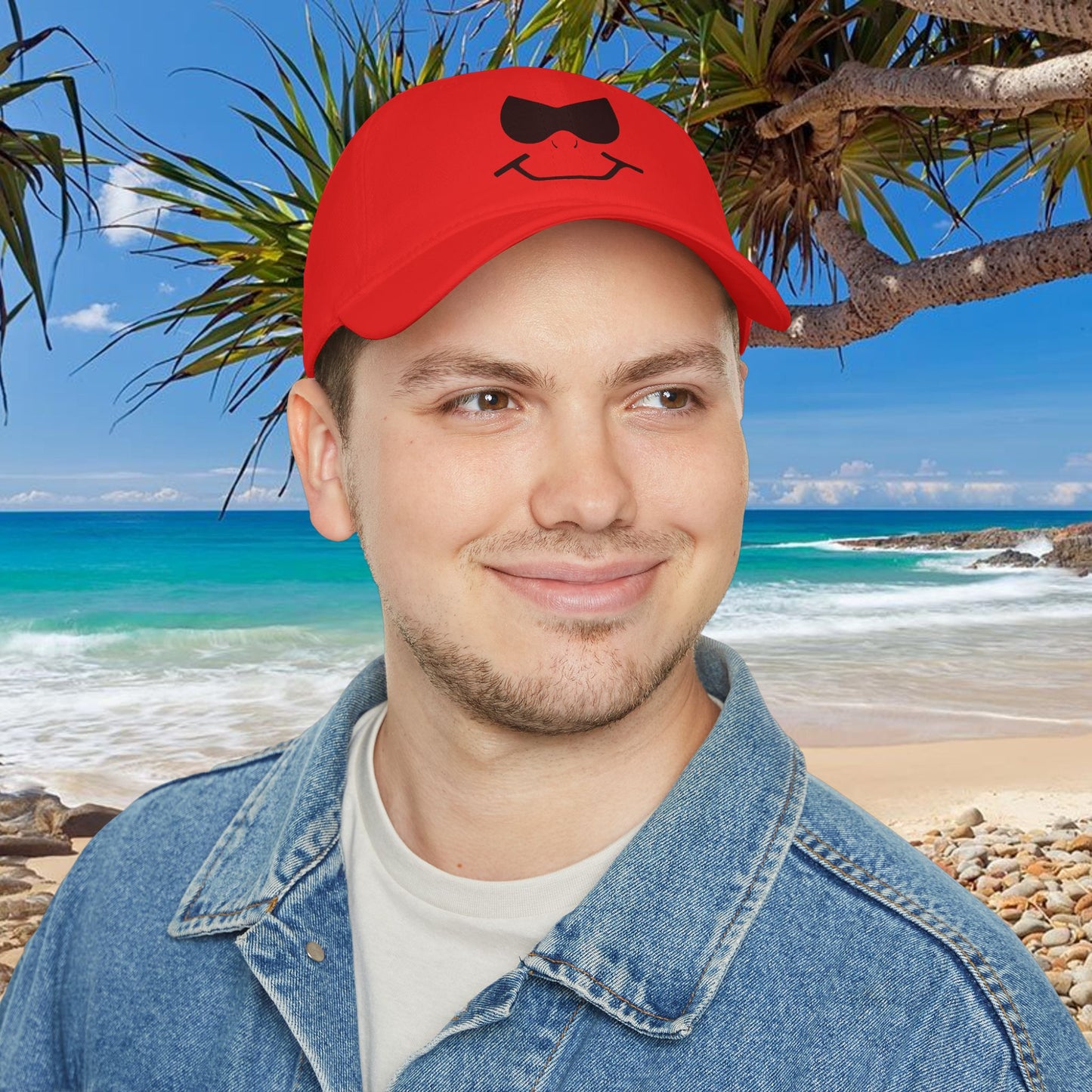 Smiley Bad Lad Baseball Cap