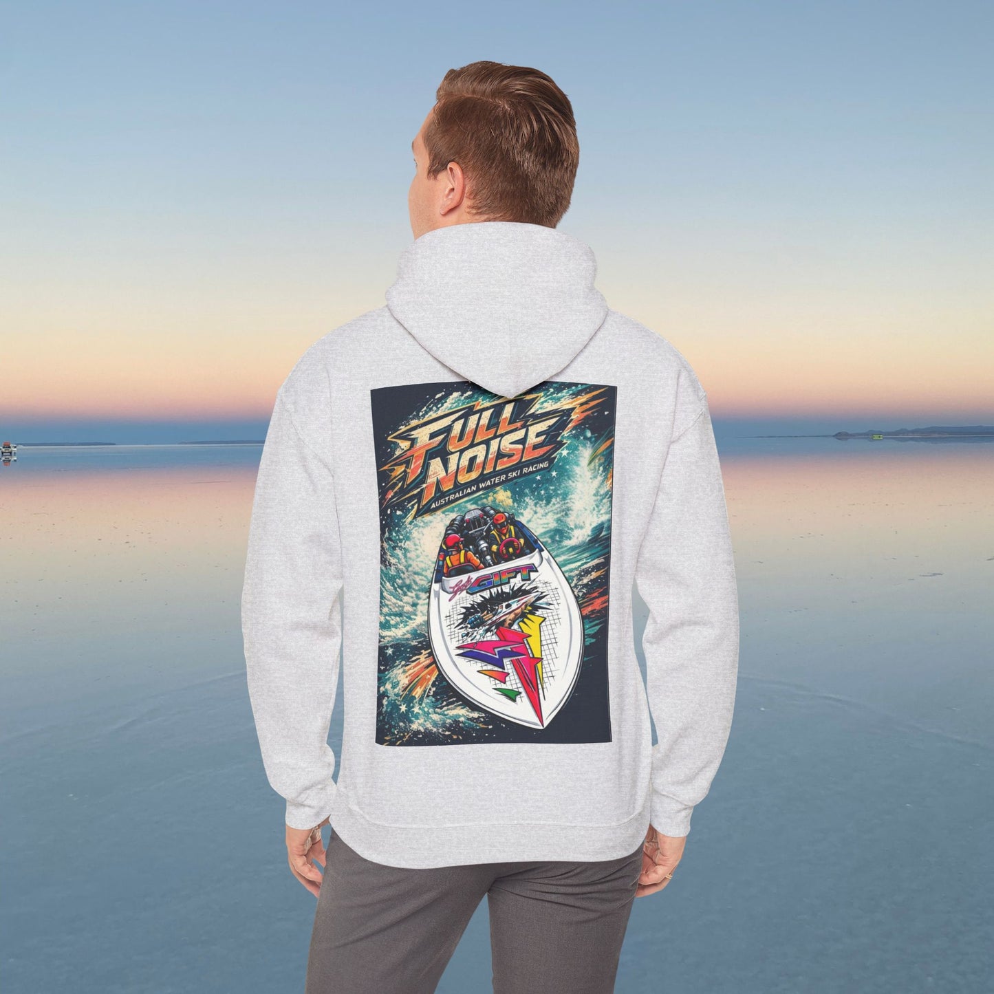 Gods Gift Water Ski Racing Hoodie | Powerboat Twin Turbo Retro Waterski Legend