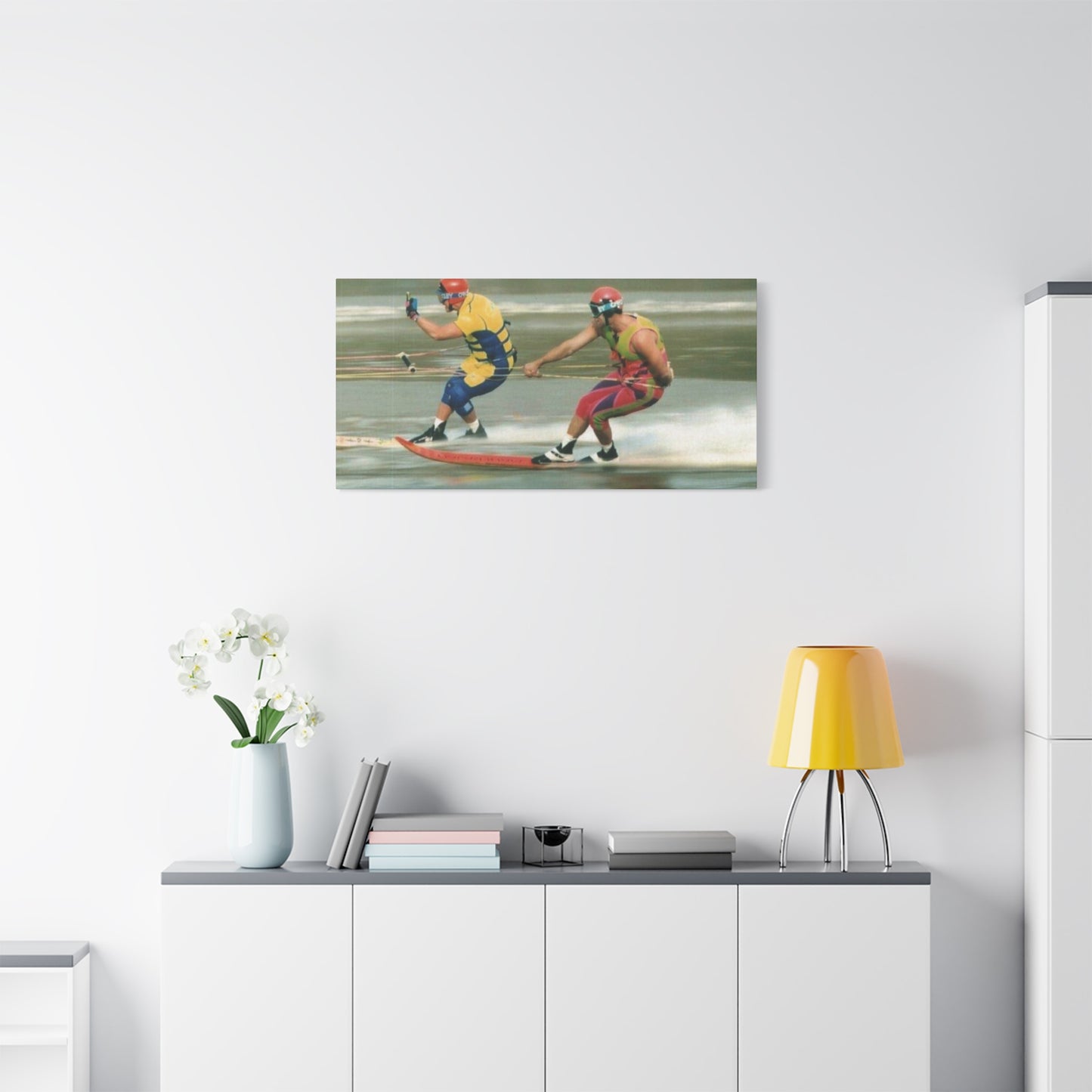 The Bird Water Skiing Canvas Wall Art