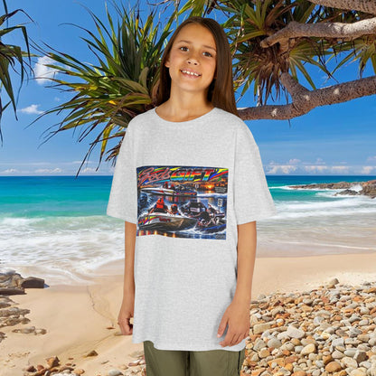 Gods Gift Kids Tribute Tshirt design is colourful and bright with some old school cool from Bad Lad Oz  A great unisex idea
