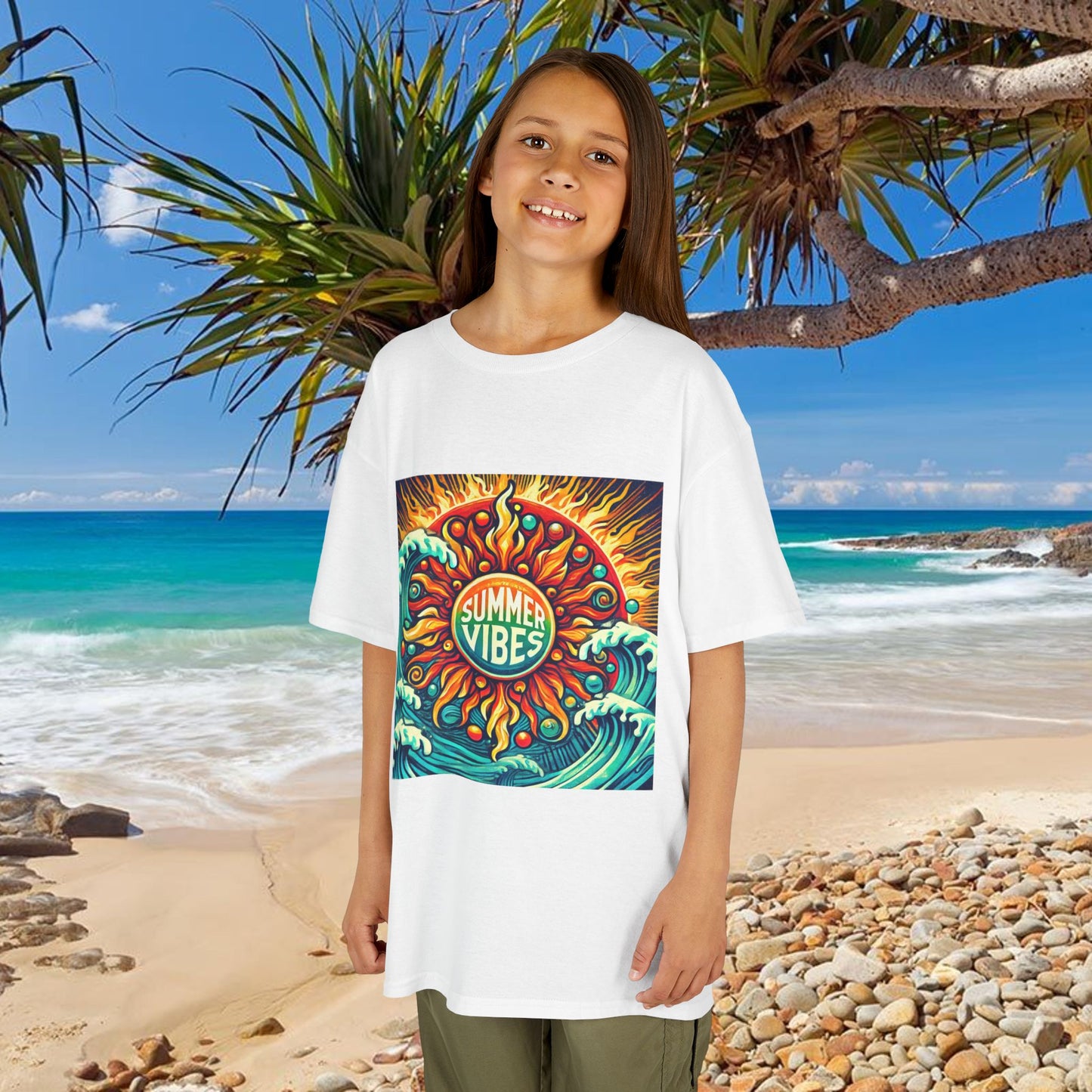 Summer Vibes Kids Tshirt