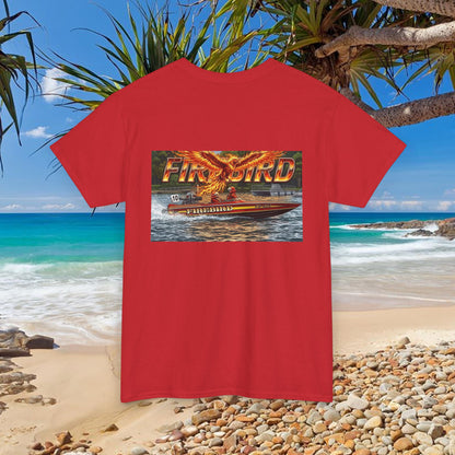 FIREBIRD Australian Water Ski Racing Tribute T-shirt celebrating a favourite of the sport globally for multiple decades and Championships