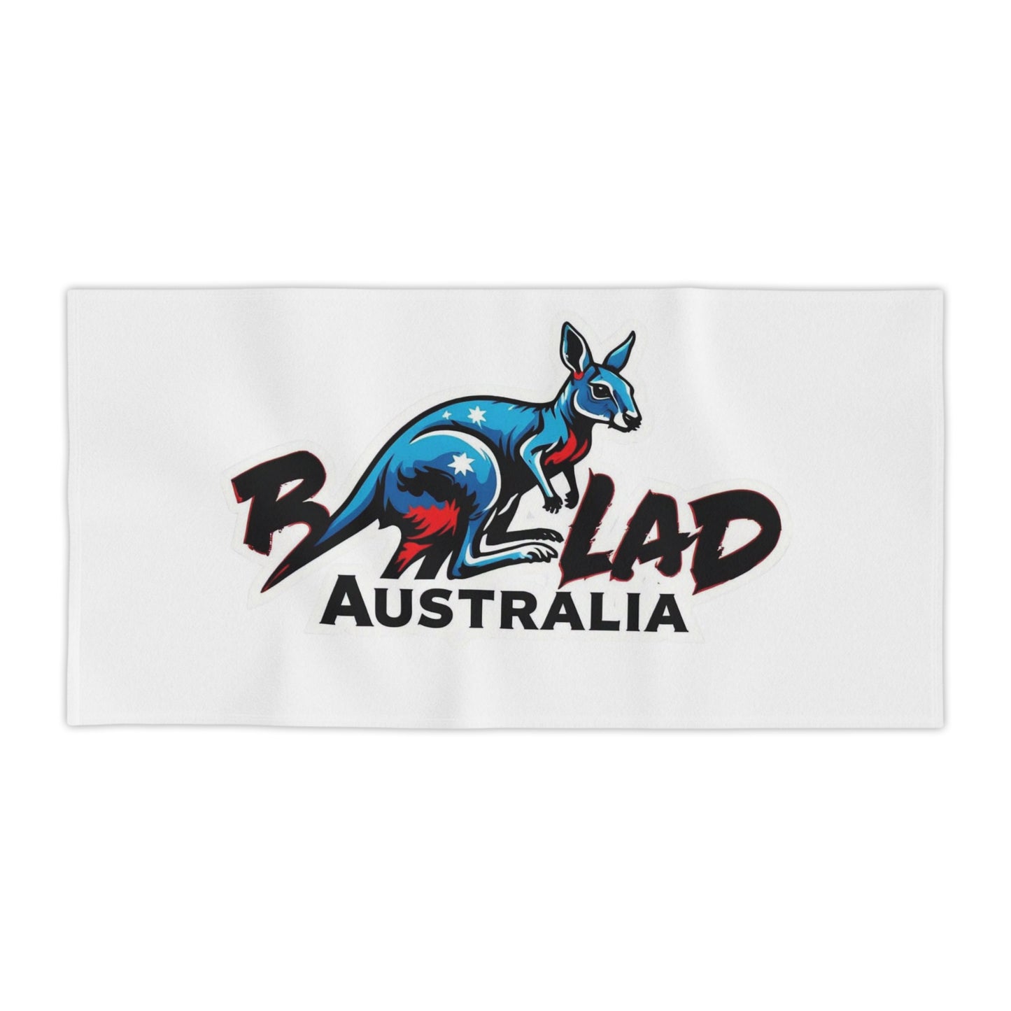 Beach Towel - Australian Water Ski Racing Kangaroo