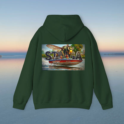 Copy of Copy of The Tribute Range - STINGA Australian Water Ski Racing Hoodie. Bad Lad Oz has paid homage to the iconic STINGA with our Tribute Collection