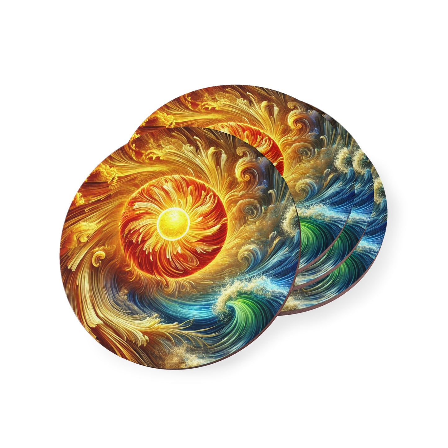 Eternal Cork Drink Coasters