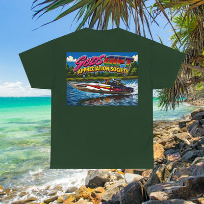 Gods Gift Appreciation Society - Tribute Range Australian Water Ski Racing Tee