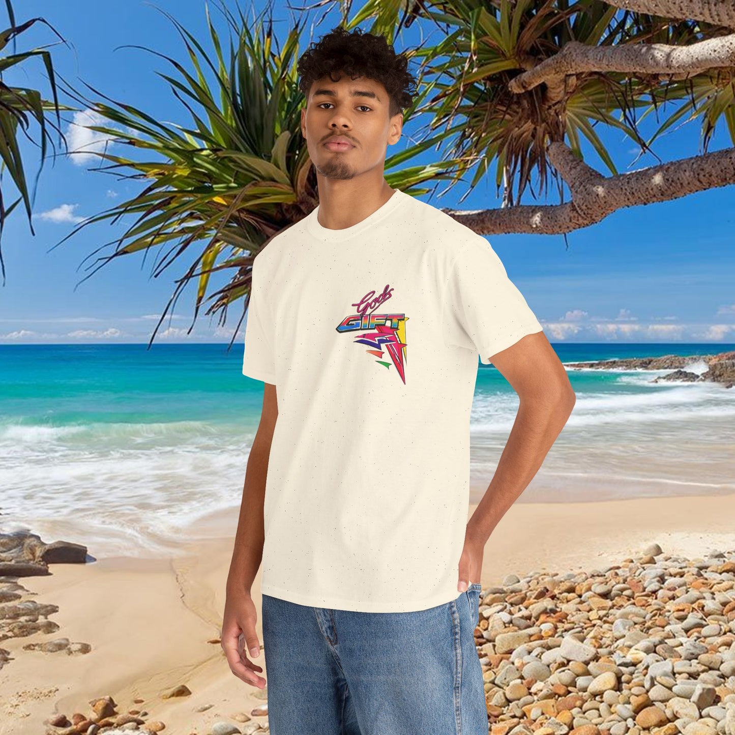 LIMITTED ADDITION Gods Gift Front & Back Waterski Racing Tribute Tee | Twin Turbo Old School Aussie Champion Game Changer