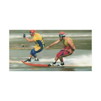 The Bird Water Skiing Canvas Wall Art