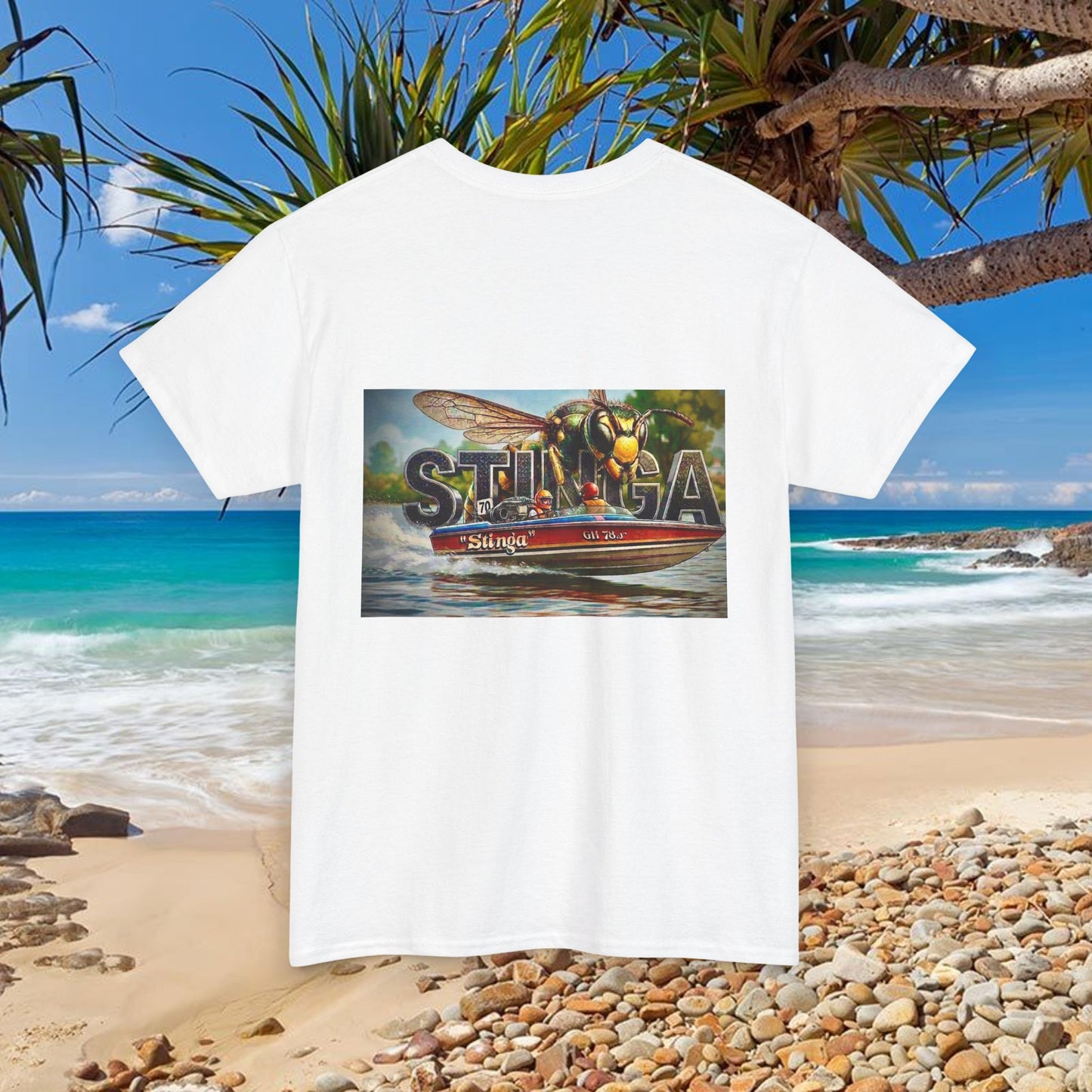 STINGA Australian Water Ski Racing Tribute T-shirt celebrating the incredible success of the Connelly known as simply LEGEND in ski racing