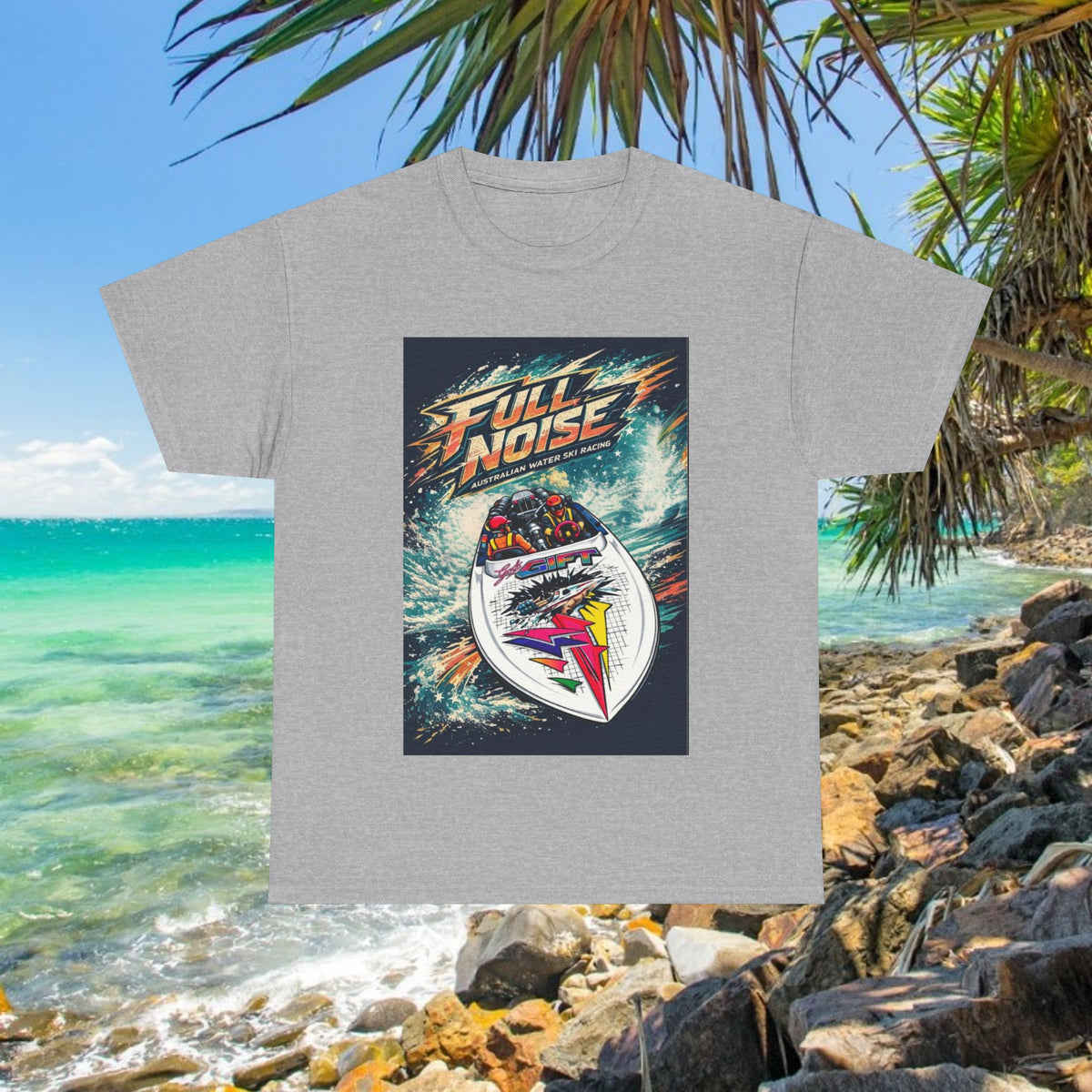 Gods Gift Australian Waterski Racing Boat Tribute Tee | Twin Turbo Old School Aussie Champion Game Changer