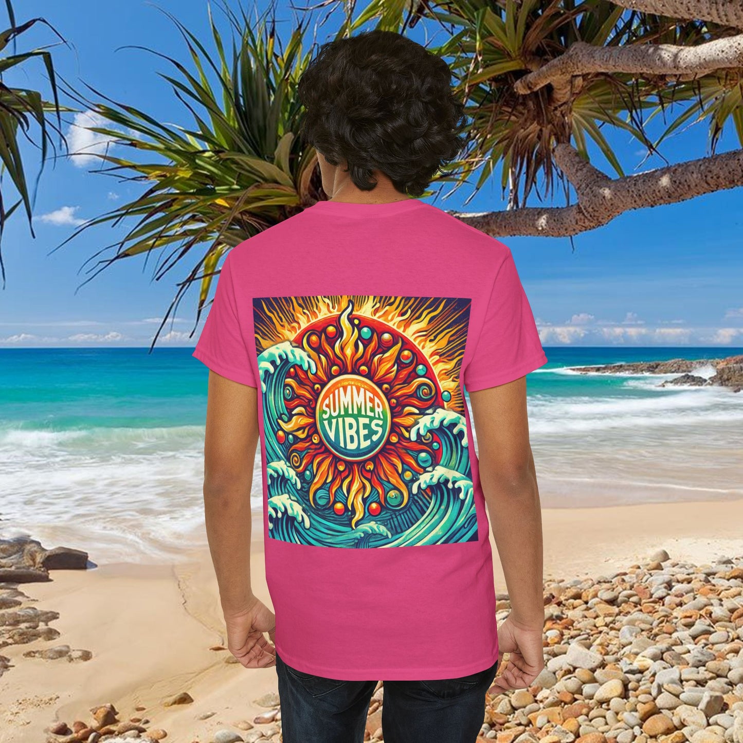 Bad Summer Vibes Back Print Tee