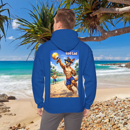 Bad Lad Oz Beach Volleyball Kangaroo Hoodie