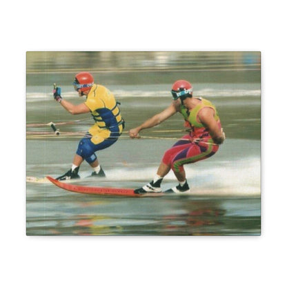 The Bird Water Skiing Canvas Wall Art