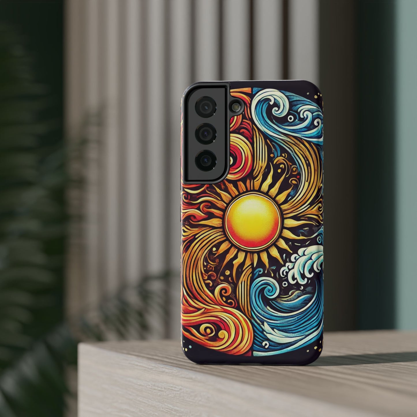 Bad Lad Oz Wave Fire Impact-Resistant Phone Case
