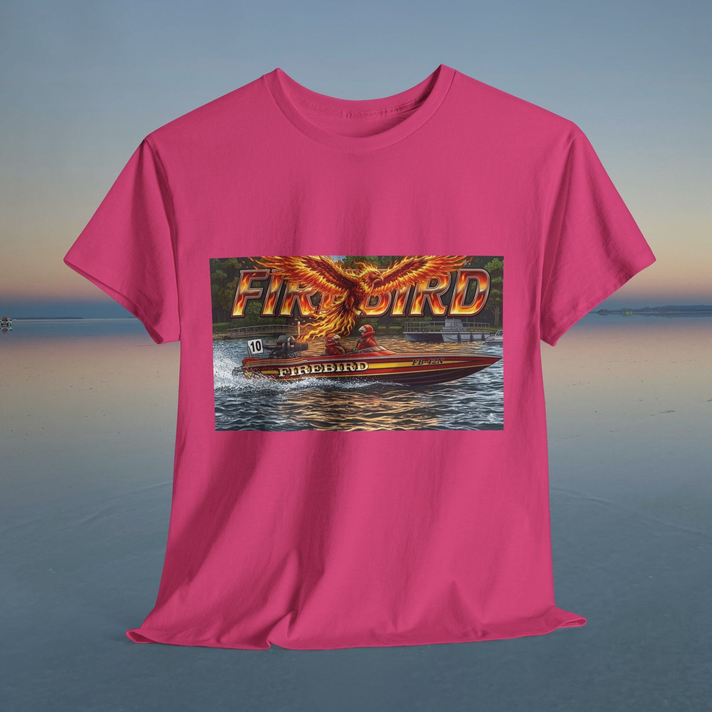 Australian Water Ski Racing Tribute Tee - Firebird
