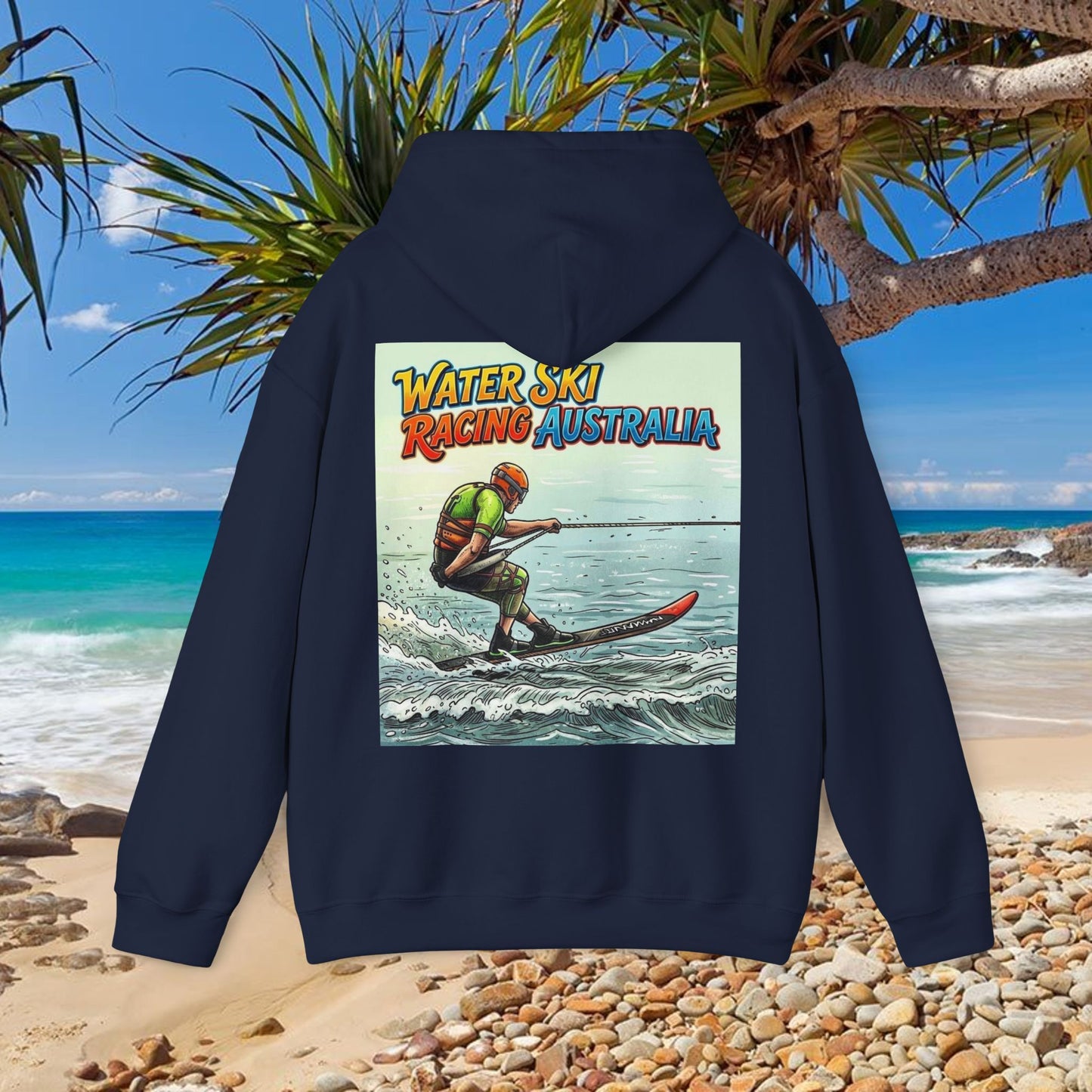 The Tribute Range - Water Ski Racing Australia Hoodie is available now ! Don’t miss out ! Bad Lad Oz Waterski race sweatshirt