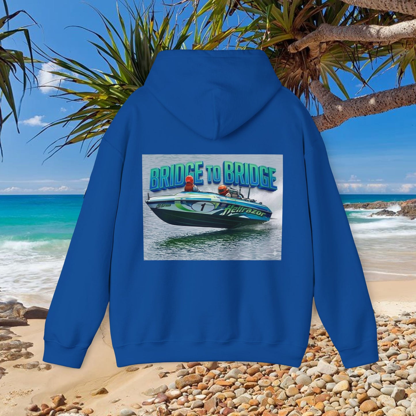HELLRAZOR Bad Lad Oz Ski Racing Tribute Hoodie Aussie