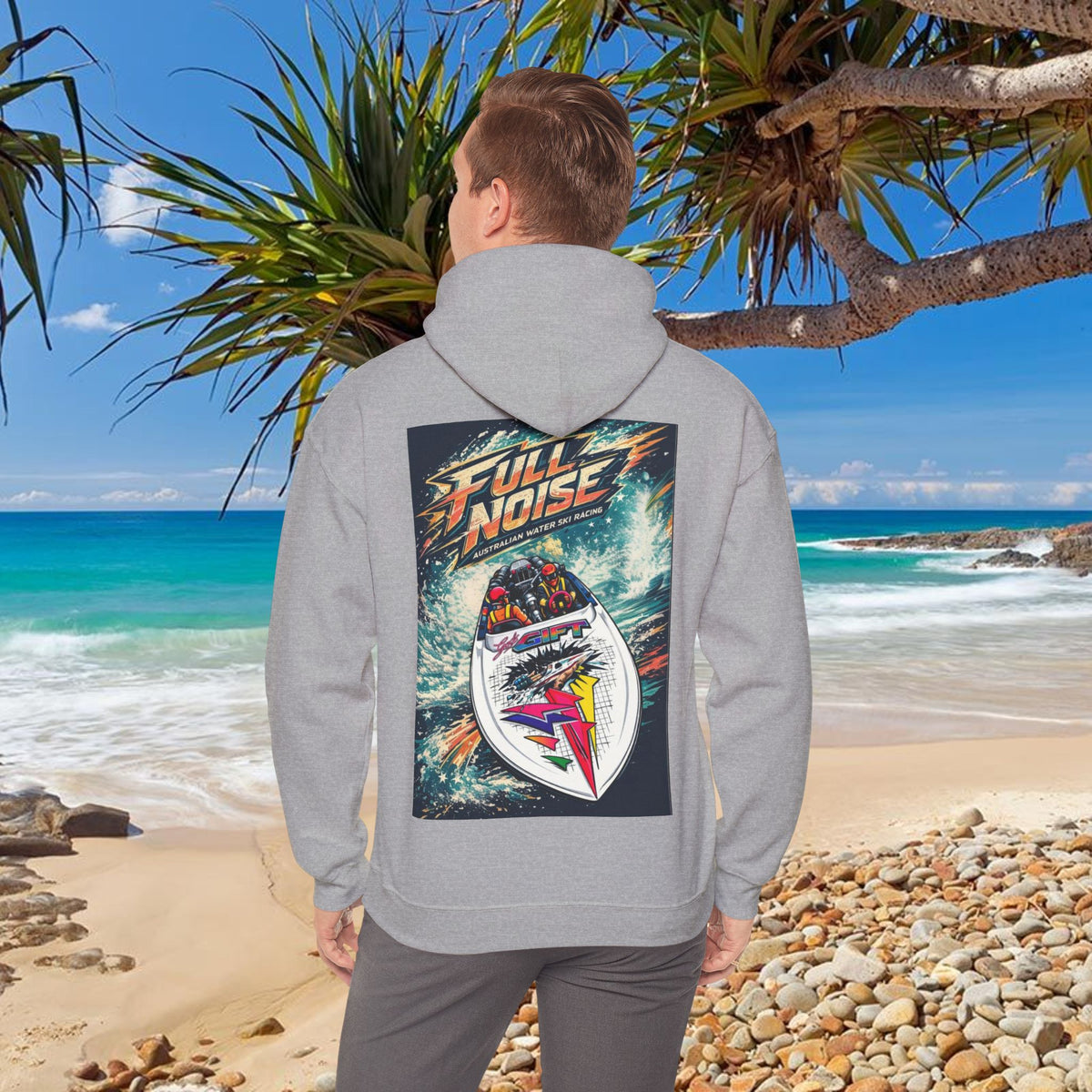 Gods Gift Water Ski Racing Hoodie | Powerboat Twin Turbo Retro Waterski Legend
