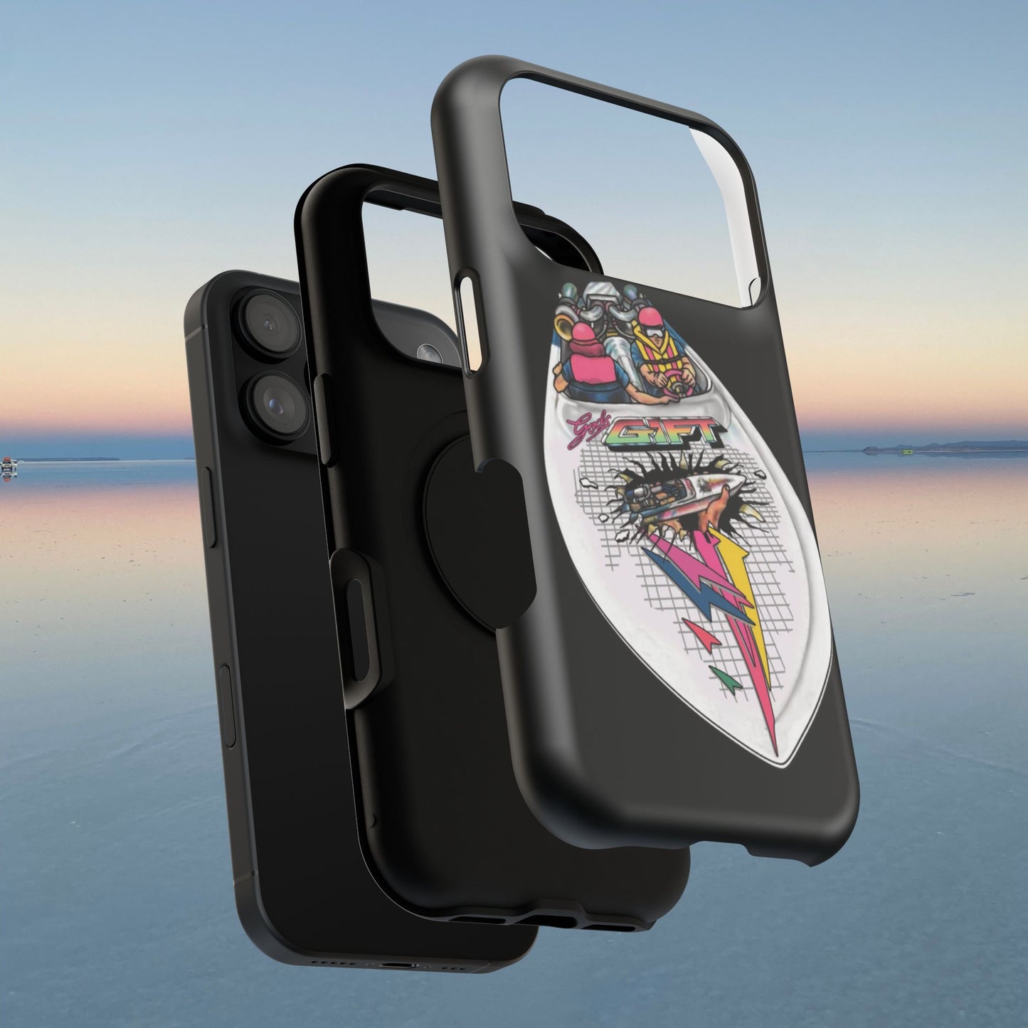 Australian Water Ski Racing Impact Resistant Gods Gift Tribute Phone Cover