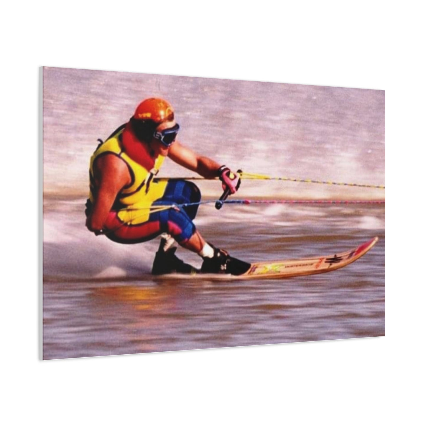Australian Water Skiing Canvas Wall Art - Down Low