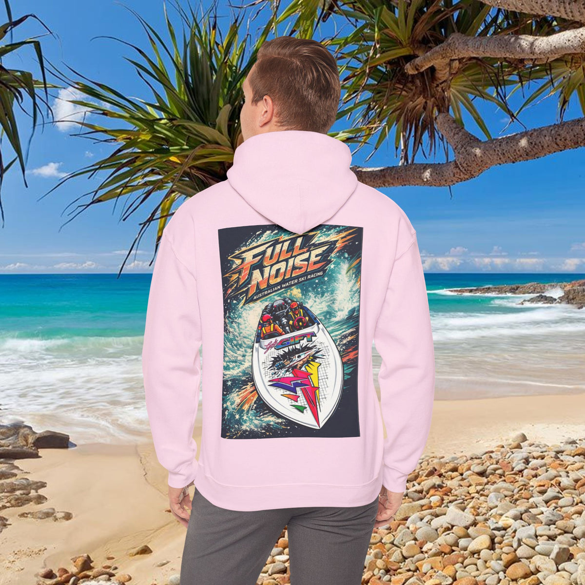 Gods Gift Water Ski Racing Hoodie | Powerboat Twin Turbo Retro Waterski Legend