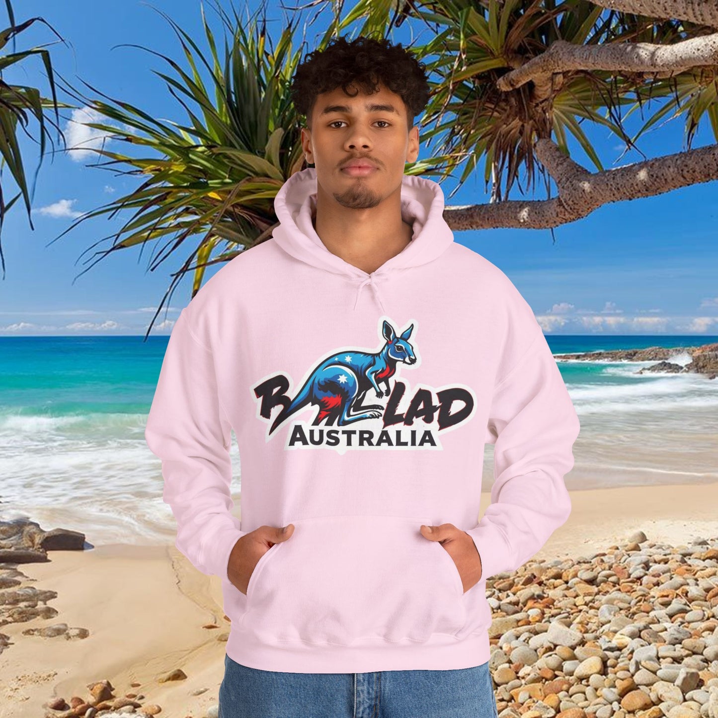 Bad Lad Australia Ski Racing Roo Hoodie