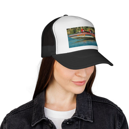 Australian Water Ski Racing Tribute Trucker Cap - TOP GUN ✈️ Bad Lad Oz celebrates the incredible success of the ski racing titan itself.