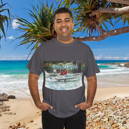 ISLAND 🏝️ COOLER Australian Water Ski Racing Tribute Range T-shirt Celebrates the Original Kings of the Murray