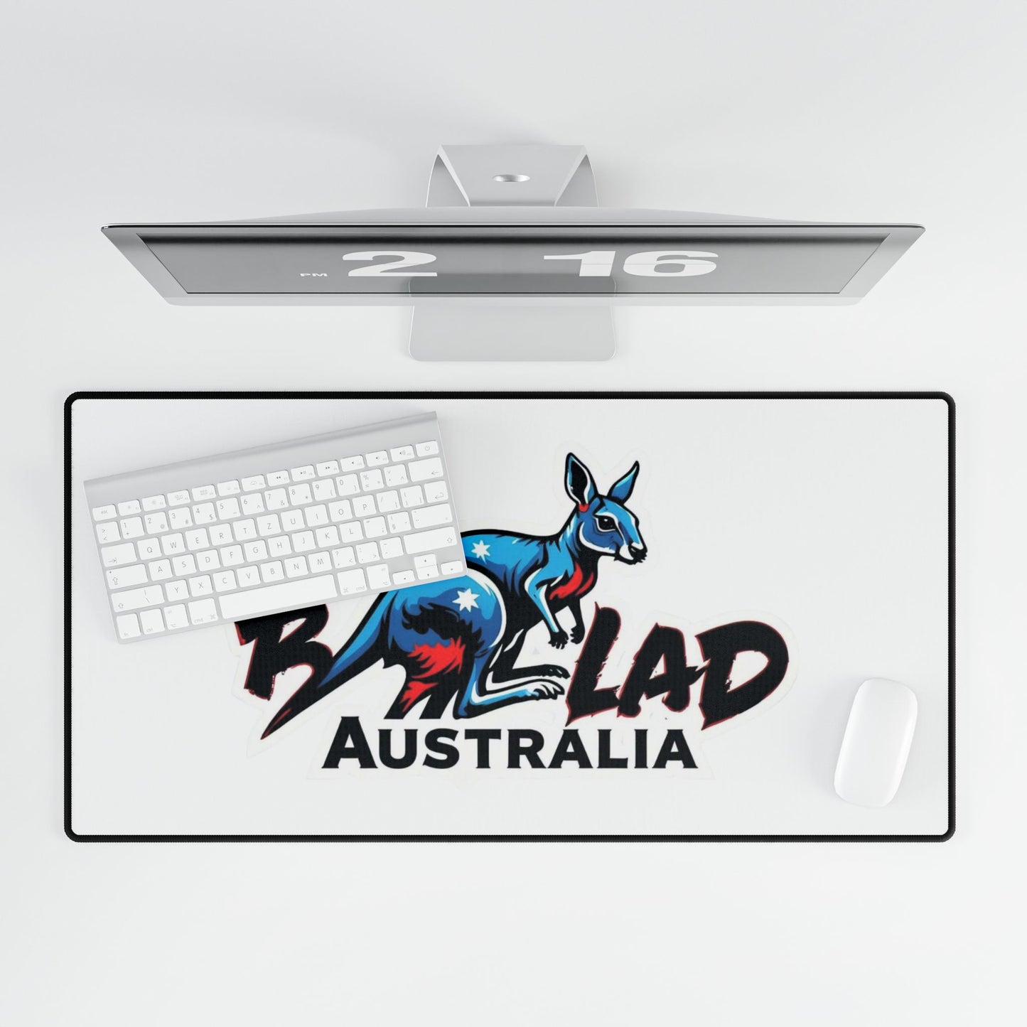 Bad Lad Australia Ski Racing Mouse Pad
