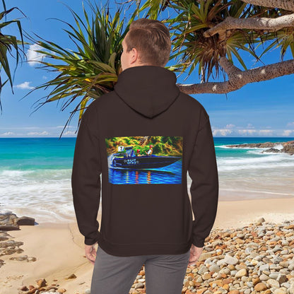 The Tribute Range - THE AXE -  Australian Water Ski Racing Hoodie. Bad Lad Oz has paid homage to the iconic THE AXE with our Tribute Collection
